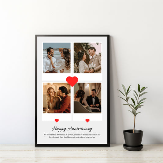Personalized Couple Collage Frame – A Beautiful Anniversary Keepsake
