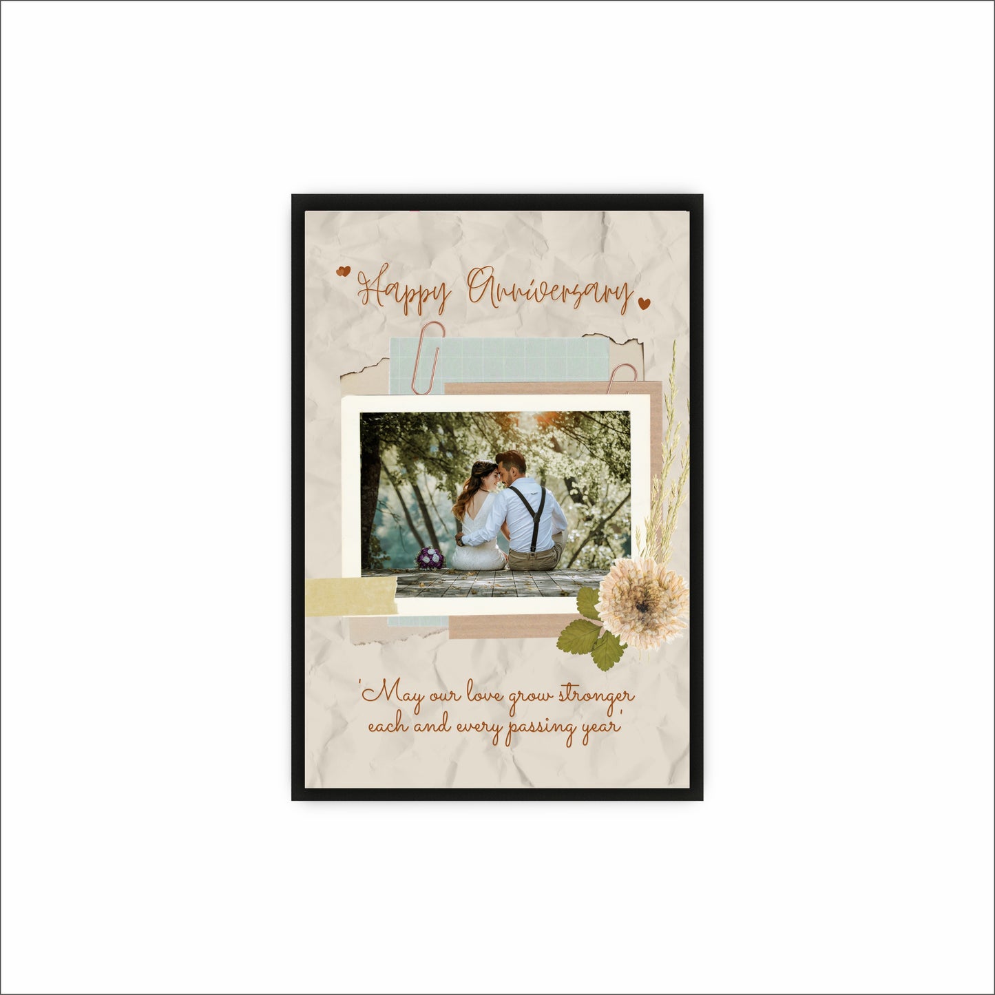 Personalized Anniversary Photo Frame – A Promise of Forever