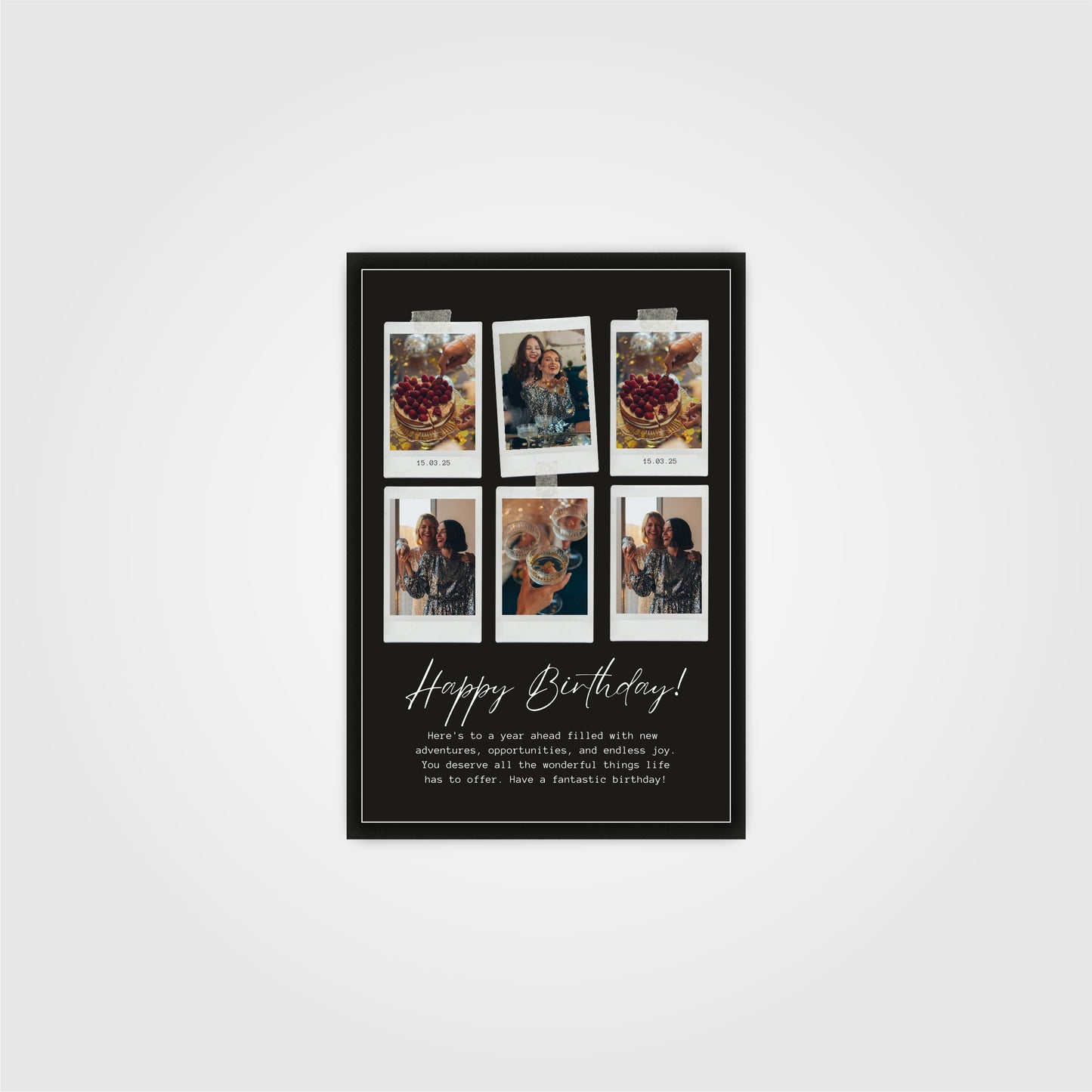 Personalized Birthday Collage Frame – Celebrate Special Moments in Style! 🎉