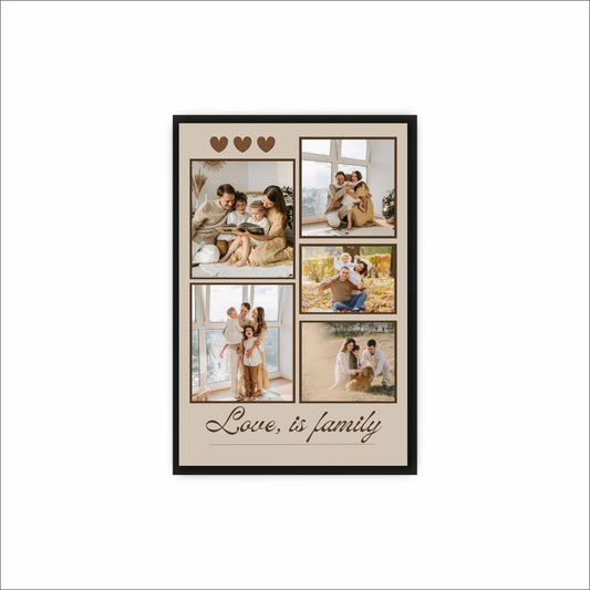 Personalized Family Collage Frame – Where Love Lives