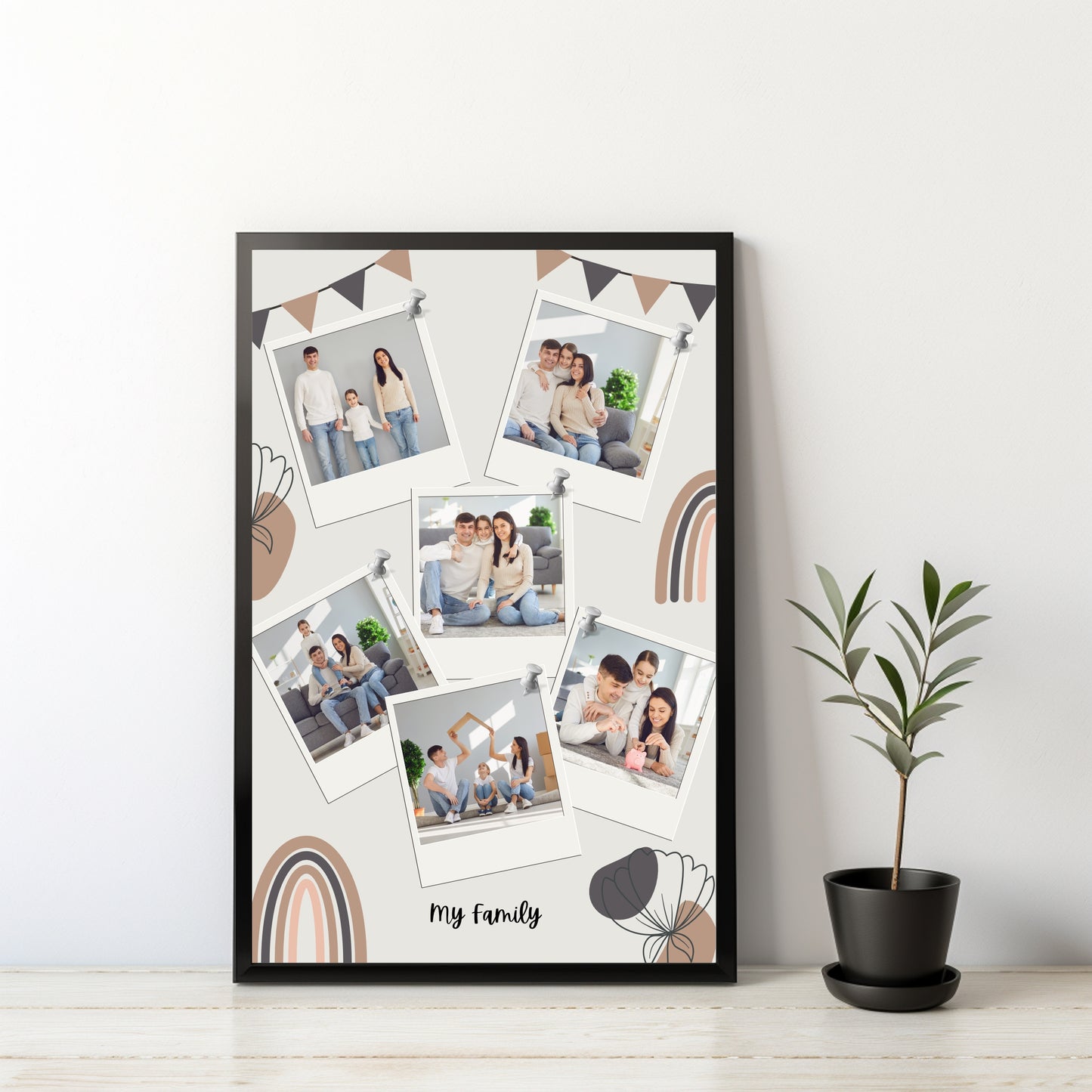Personalized Family Collage Frame – Celebrate Togetherness!