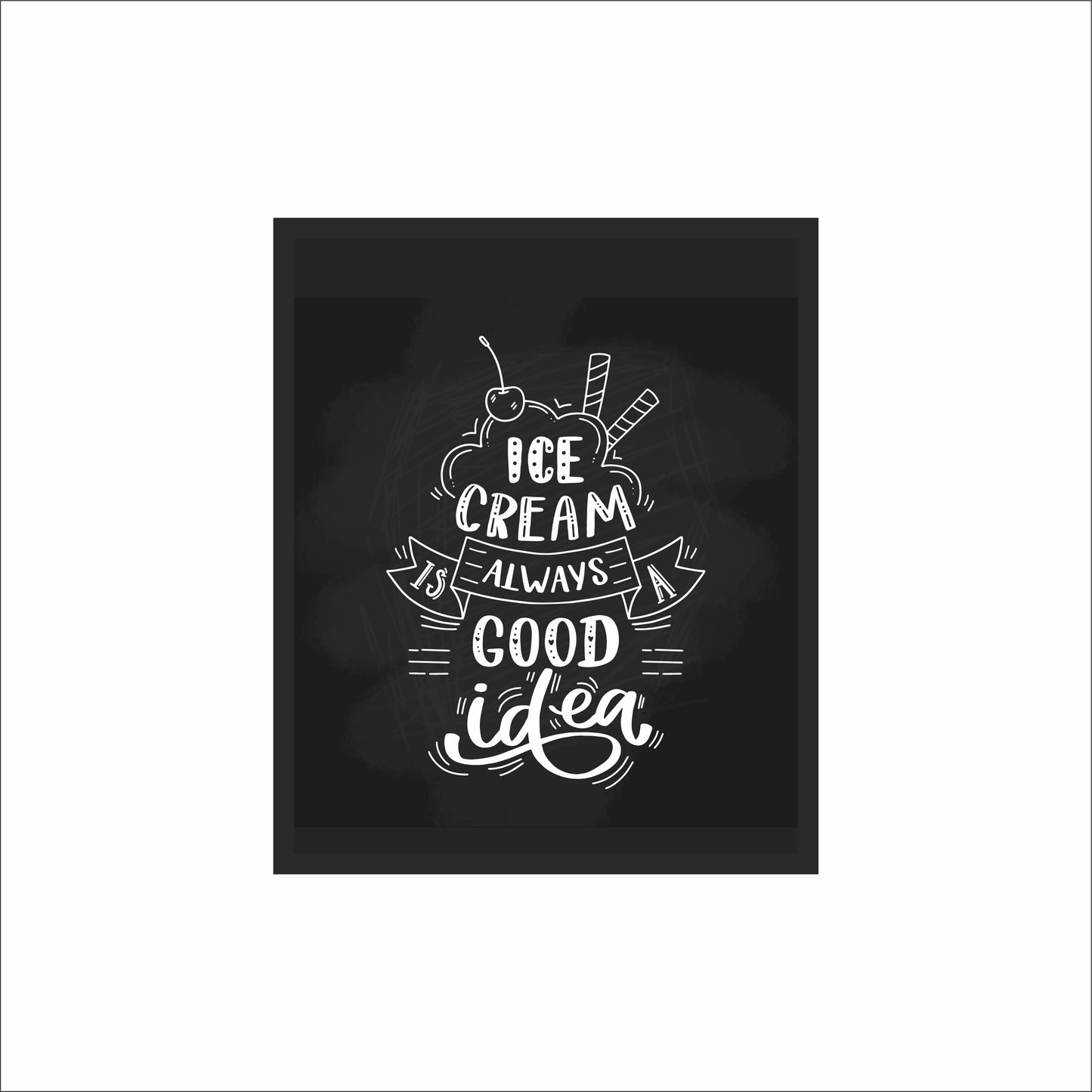 Ice Cream Wall Frame – A Treat for Your Space!