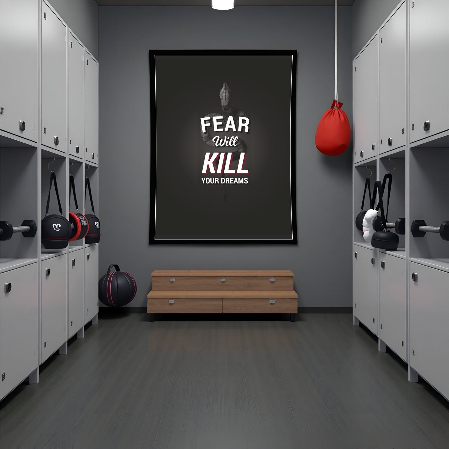 Fear Will Kill Your Dreams – Motivational Wall Art